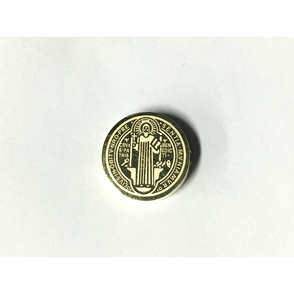 DIJE SAN BENITO ACERO 12MM