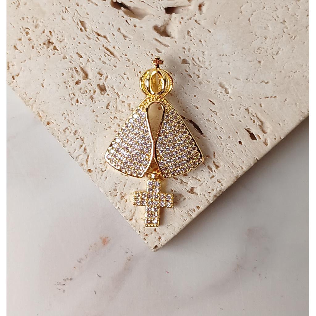 DIJE VIRGEN SUYAPA MICROCIRCONIA 30MM