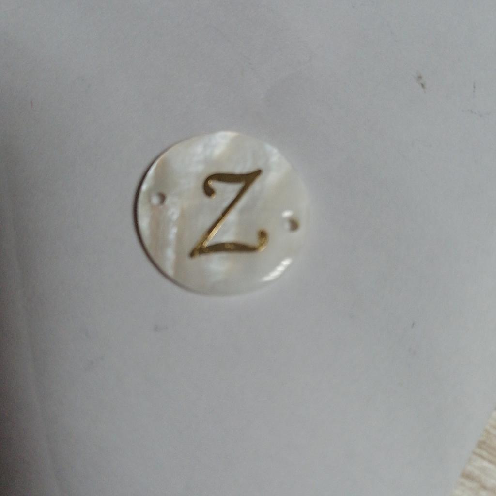 LETRA CONCHA NACAR Z