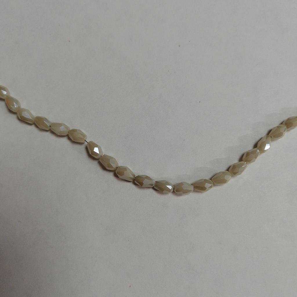 CRISTAL GOTA FACETEADA 4X6MM