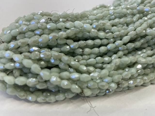 CRISTAL GOTA FACETEADA 4X6MM