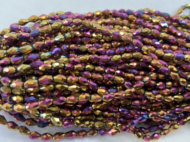 CRISTAL GOTA FACETEADA 4X6MM