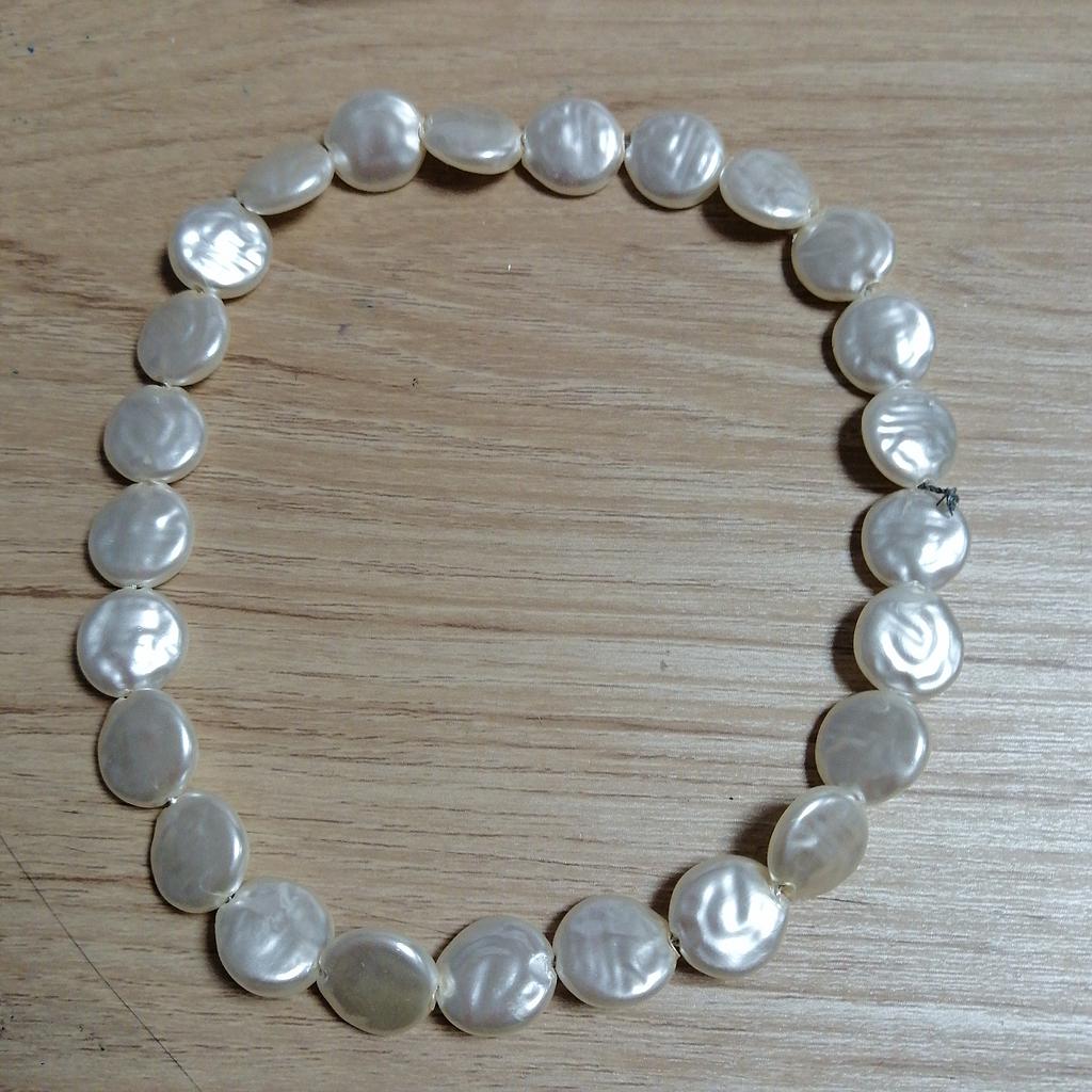 PERLA ACRLICA MONEDA 12 MM 25PCS