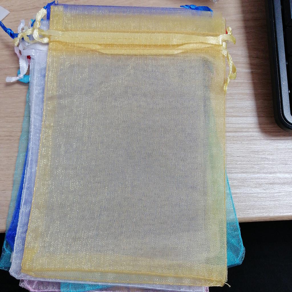 BOLSA ORGANZA GRANDE 10X18CM-12PCS