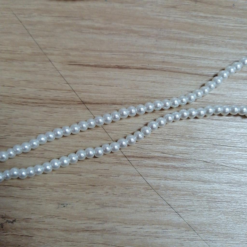 PERLA ACRILICA BLANCA CON VIDRIO 3MM