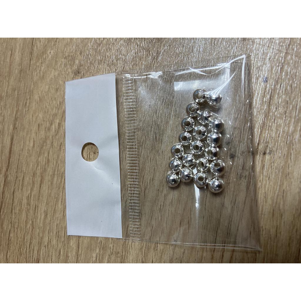 SEPARADORES FANTASIA PLATEADOS 4MM 20PCS