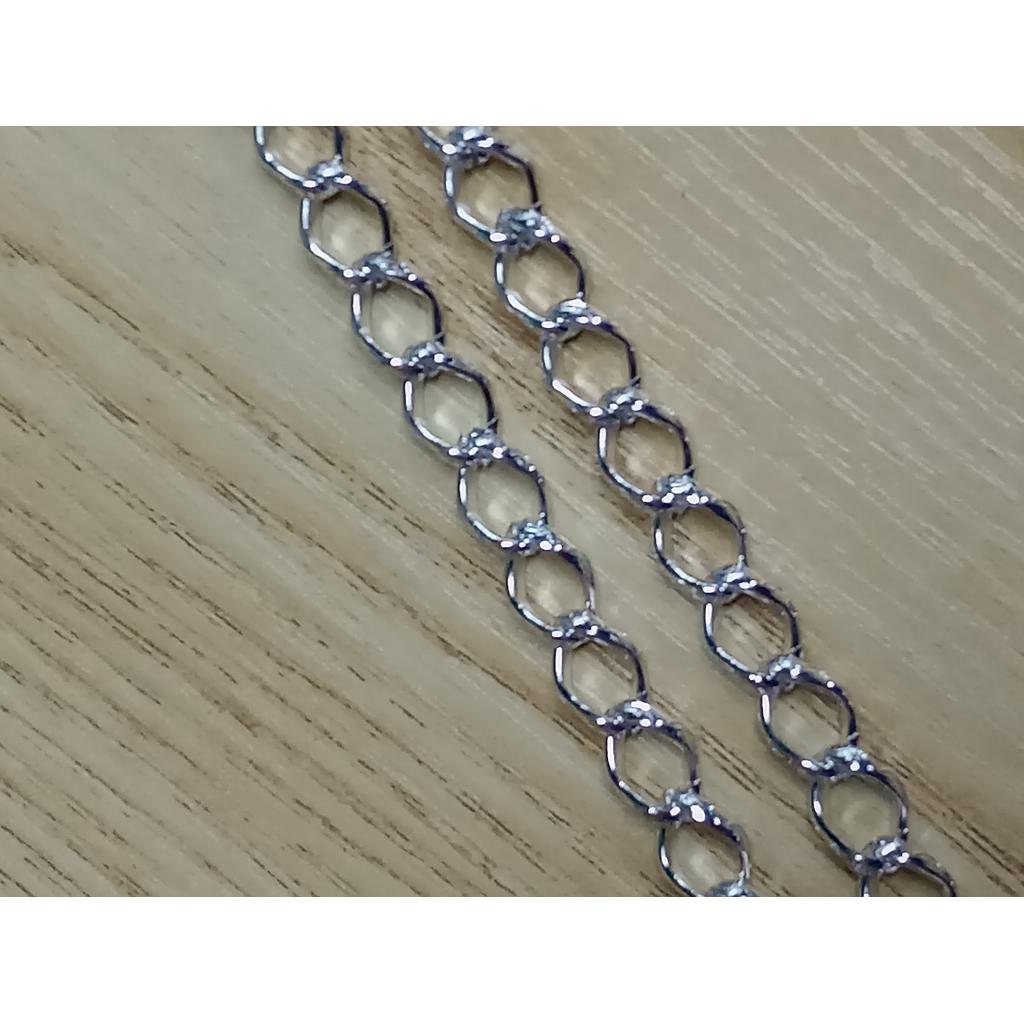 CADENA ALUMINIO PLATEADA