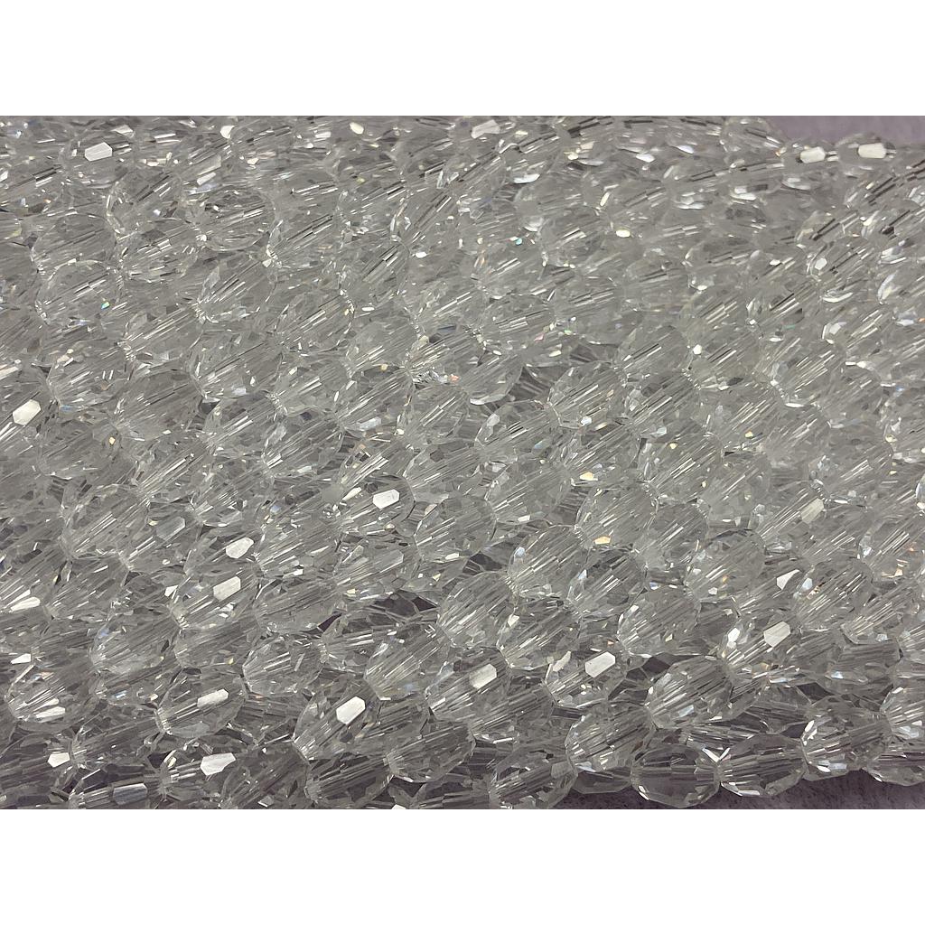 CRISTAL ARROZ TRANSPARENTE 6X8MM