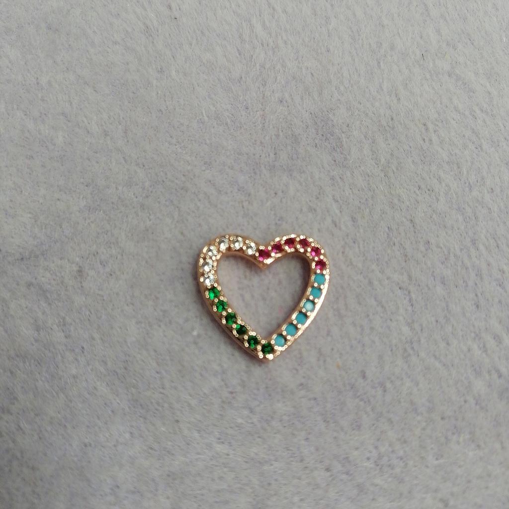 DIJE MICROCIRCONIA CORAZON