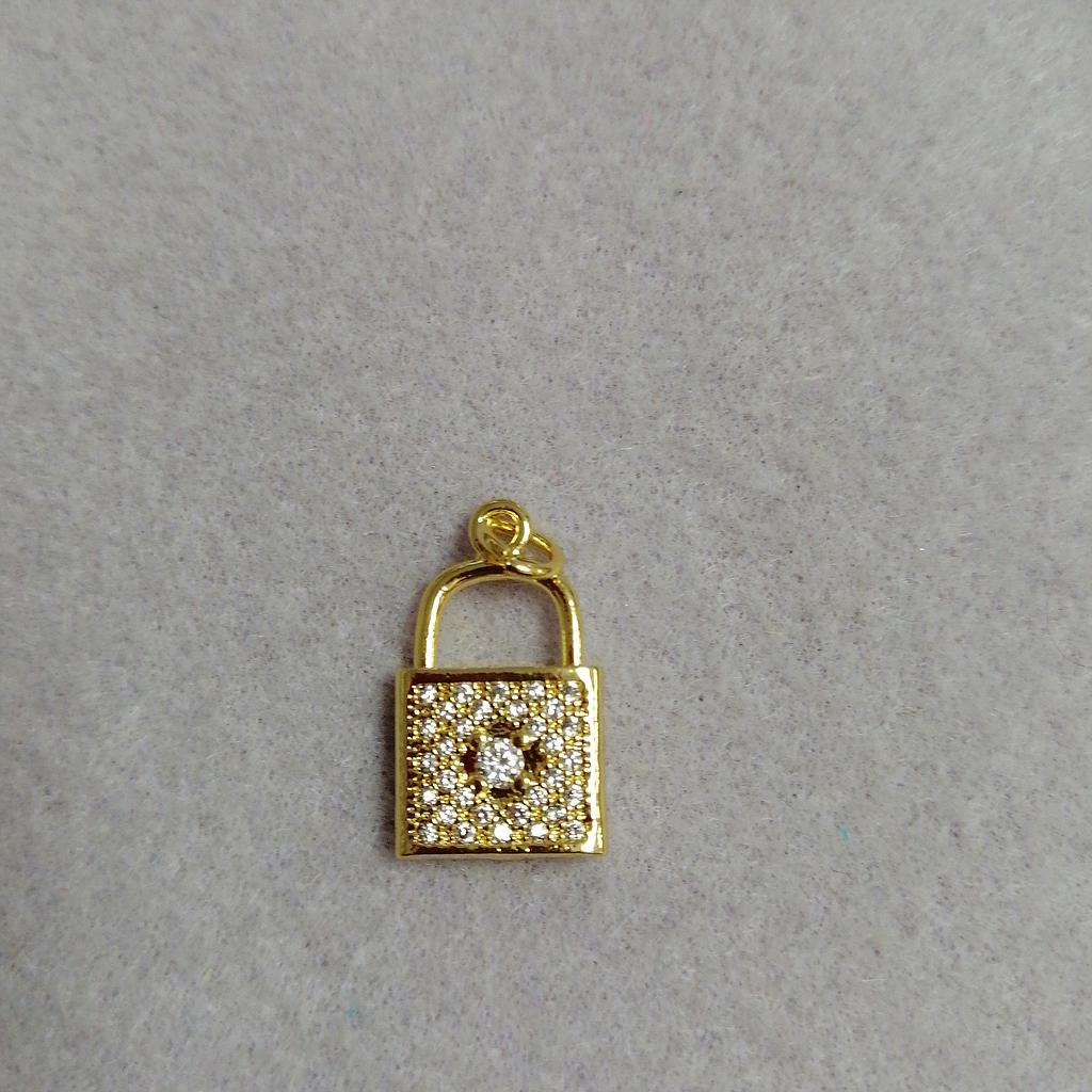 DIJE CANDADO MICROCIRCONIA