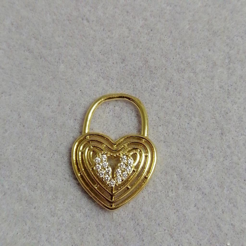 DIJE CORAZON MICROCIRCONIA