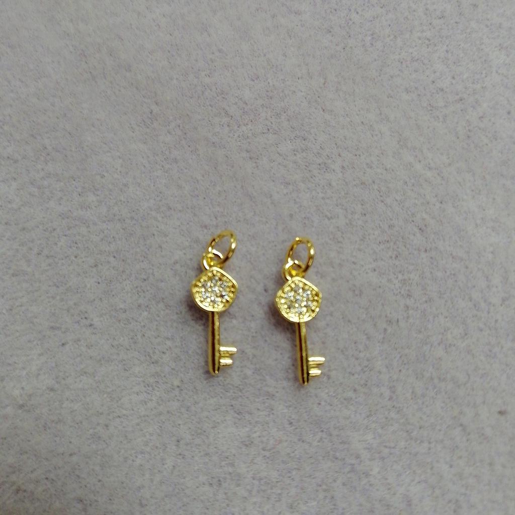 DIJE LLAVE MICROCIRCONIA