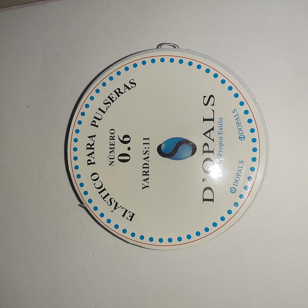 ELASTICO PARA PULSERAS  DOPALS #0.8 6 YARDAS