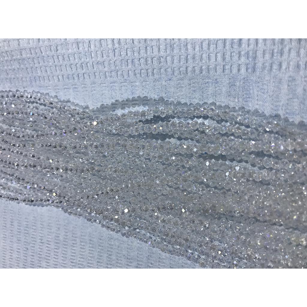 CRISTAL RONDEL TRANSPARENTE TORNASOL AB 2MM