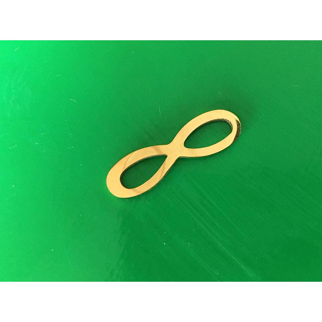 DIJE DE ACERO INFINITO 23MM