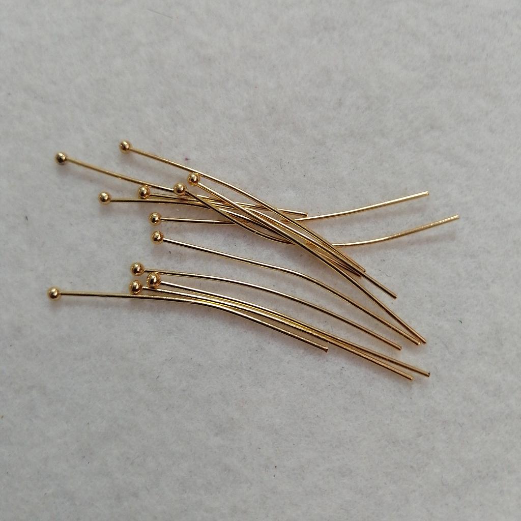 PINES ELECTROENCHAPADO 0.7X4MM 12 PIEZAS