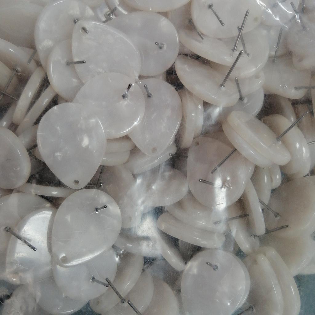 PATENTES ACRILICO 18X23MM 100 PIEZAS