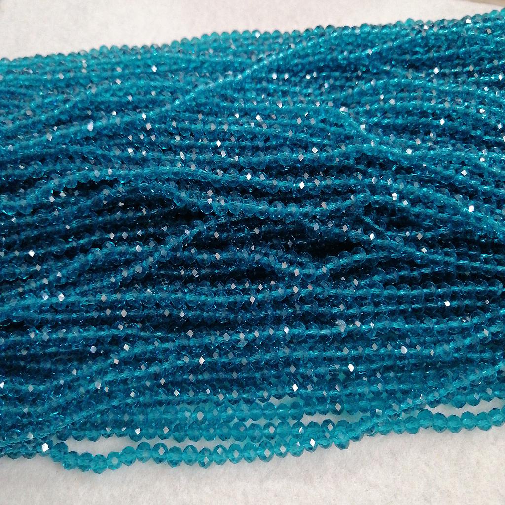 CRISTAL RONDEL AZUL ACUA 3MM