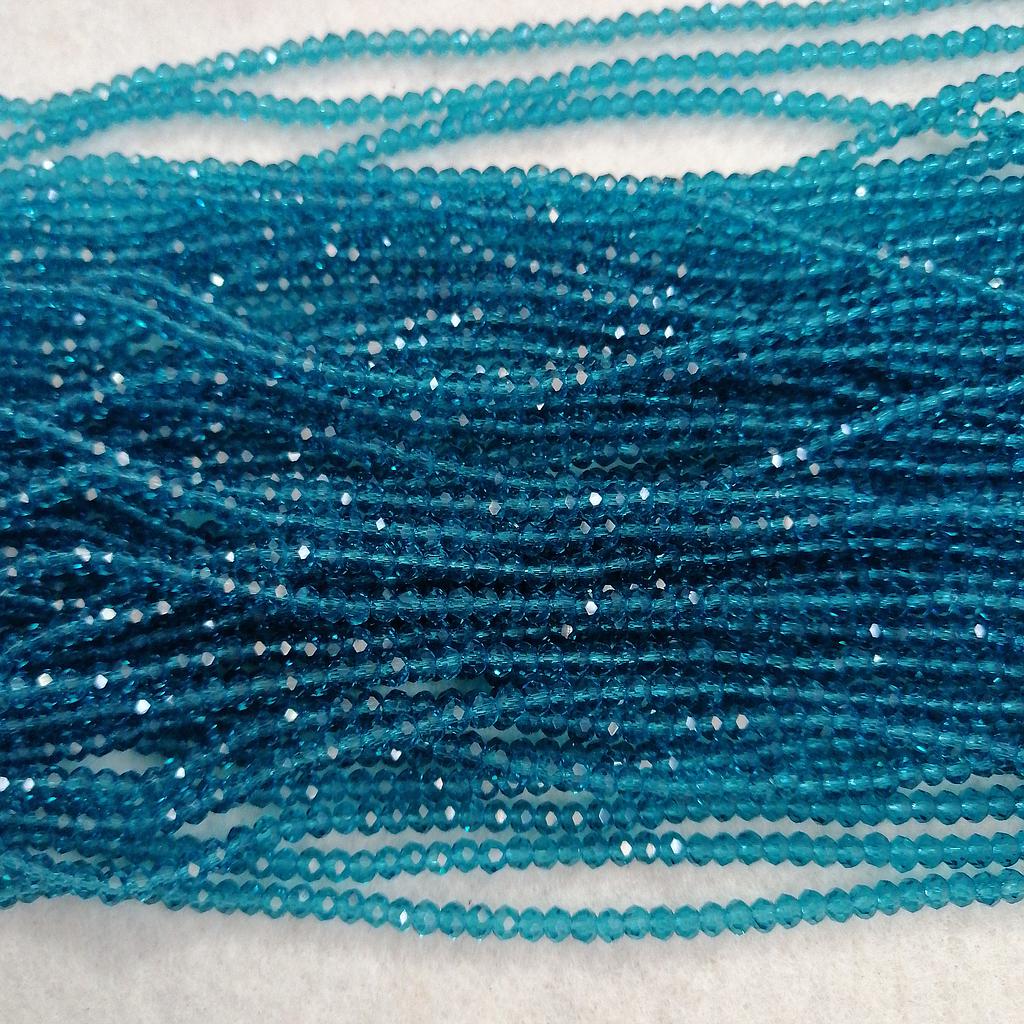 CRISTAL RONDEL AZUL ACUA 2MM