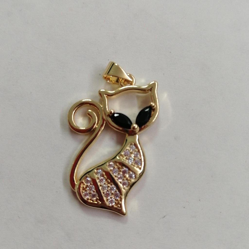 DIJE GATO MICROCIRCONIA