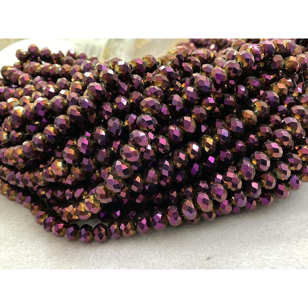 CRISTAL RONDEL MORADO UVA AB 8MM