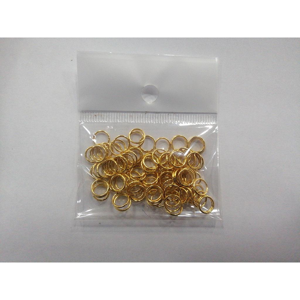 ARGOLLAS DE ACERO 6MM 80PCS