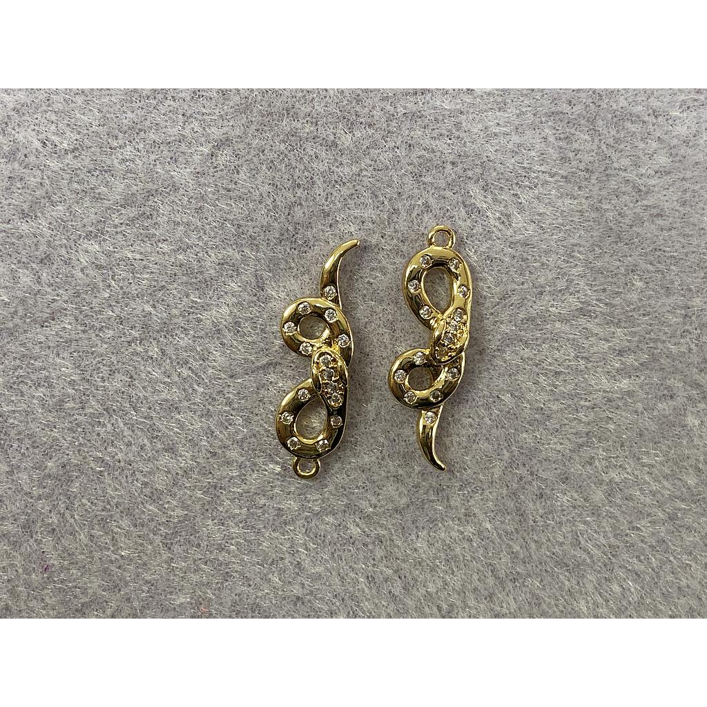 DIJE SERPIENTE MICROCIRCONIA