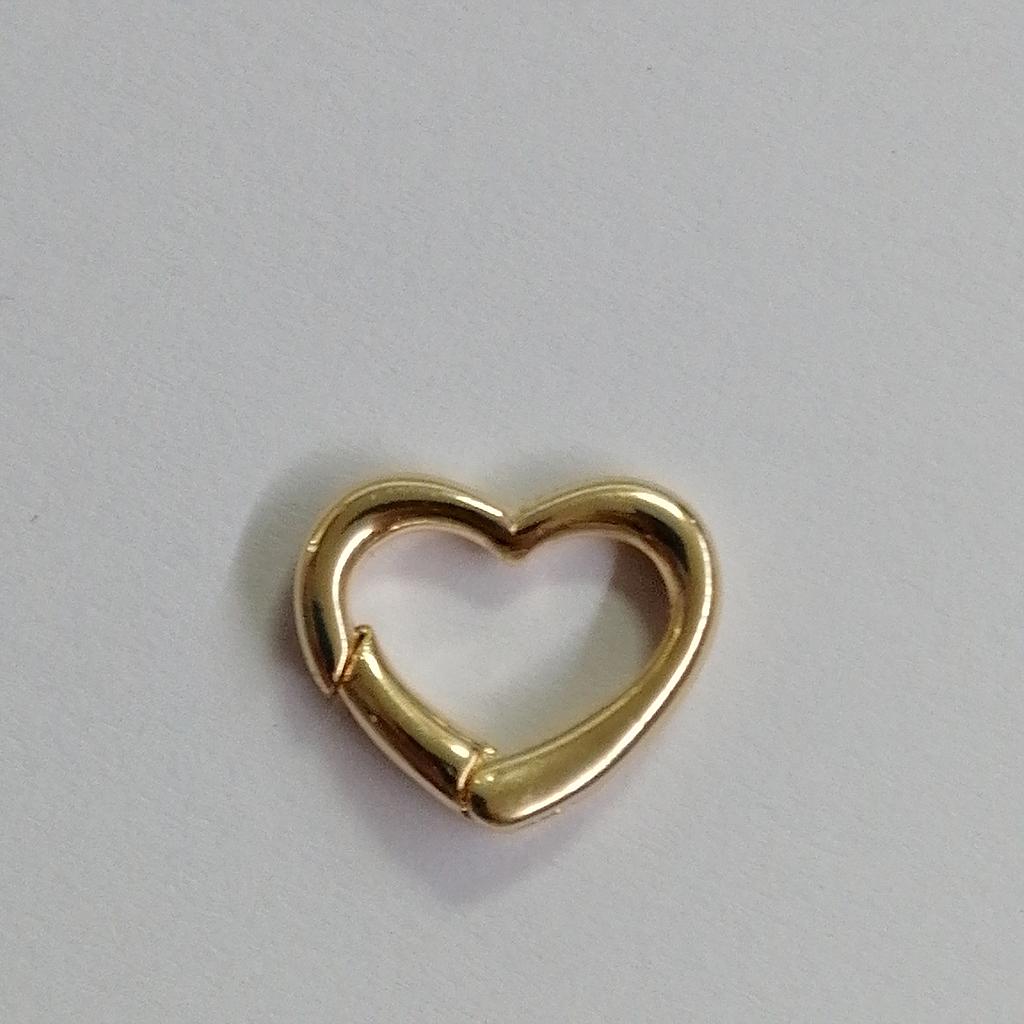BROCHE CORAZON GOLDPLATED 12X13MM