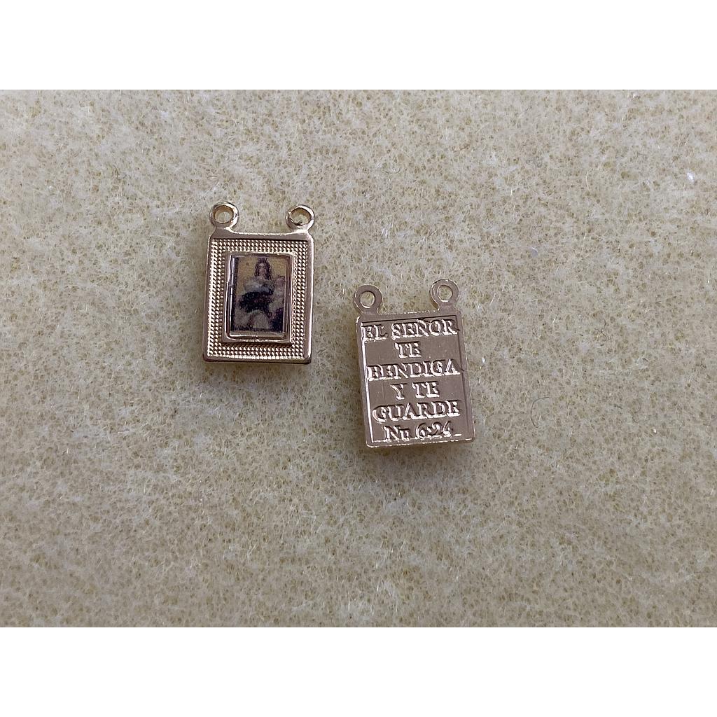 ESCAPULARIO DEL CARMEN GOLDPLATED
