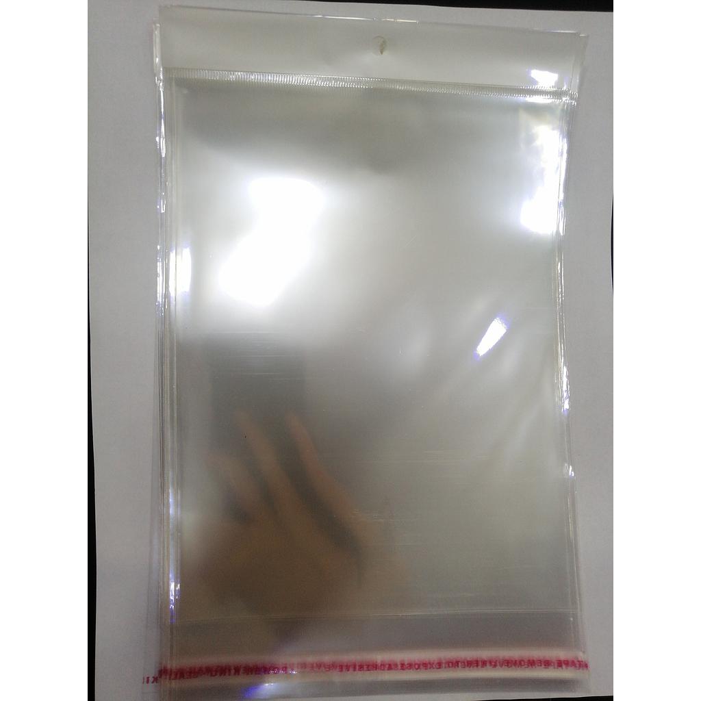 BOLSA CON PEGAMENTO 15X25CM PAQUETE 1000PCS