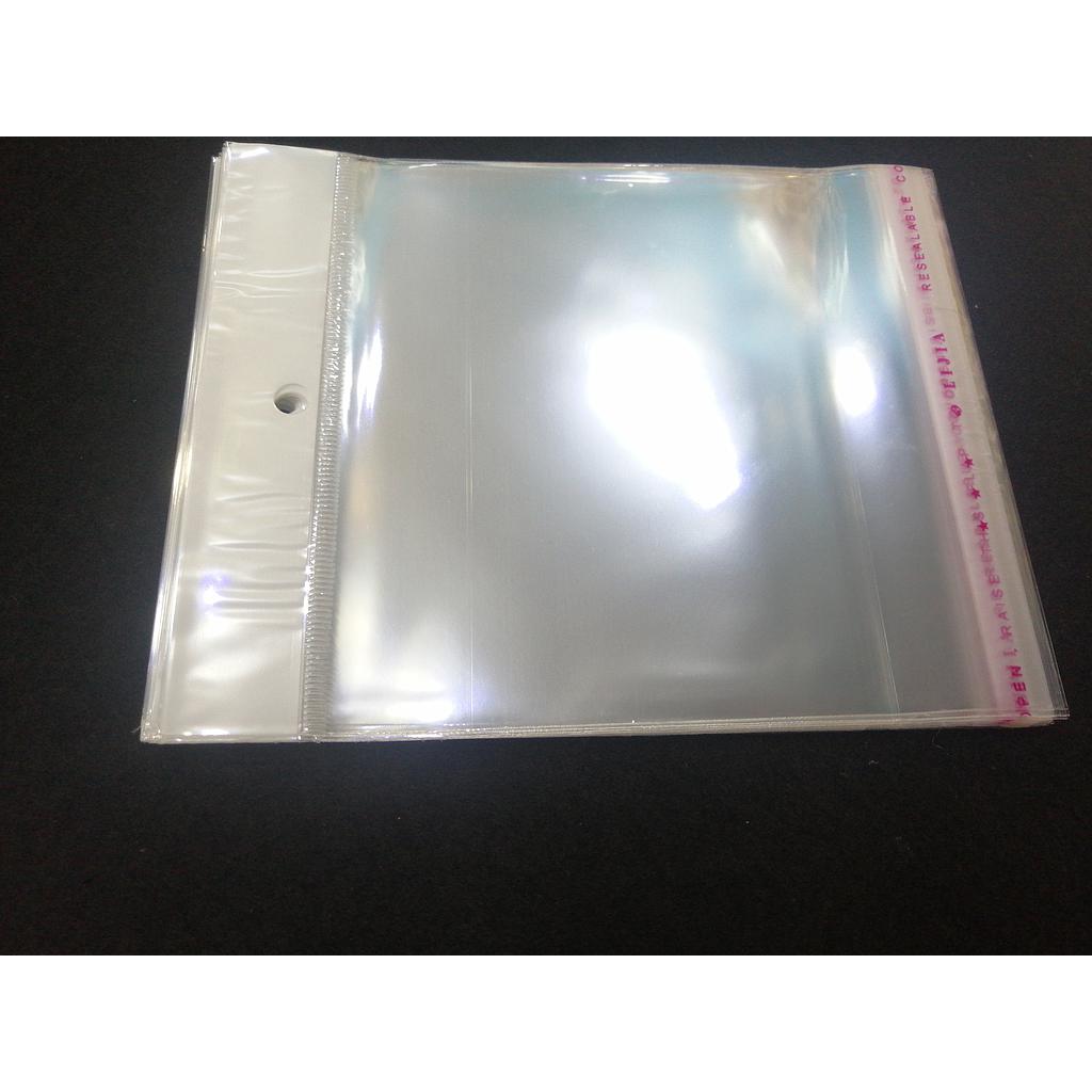 BOLSA CON PEGAMENTO 11X14CM PAQUETE 100PCS