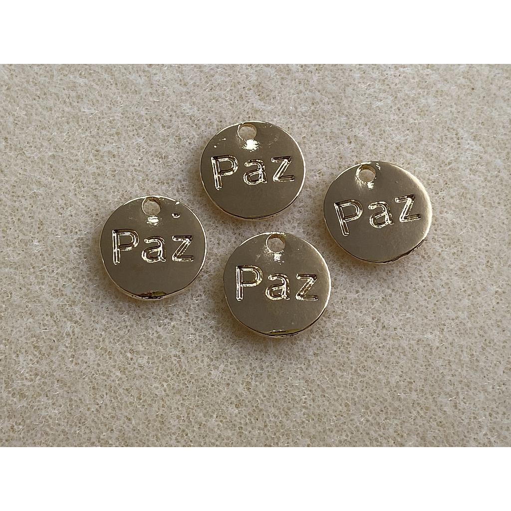 DIJE DE PAZ GOLDPLATED