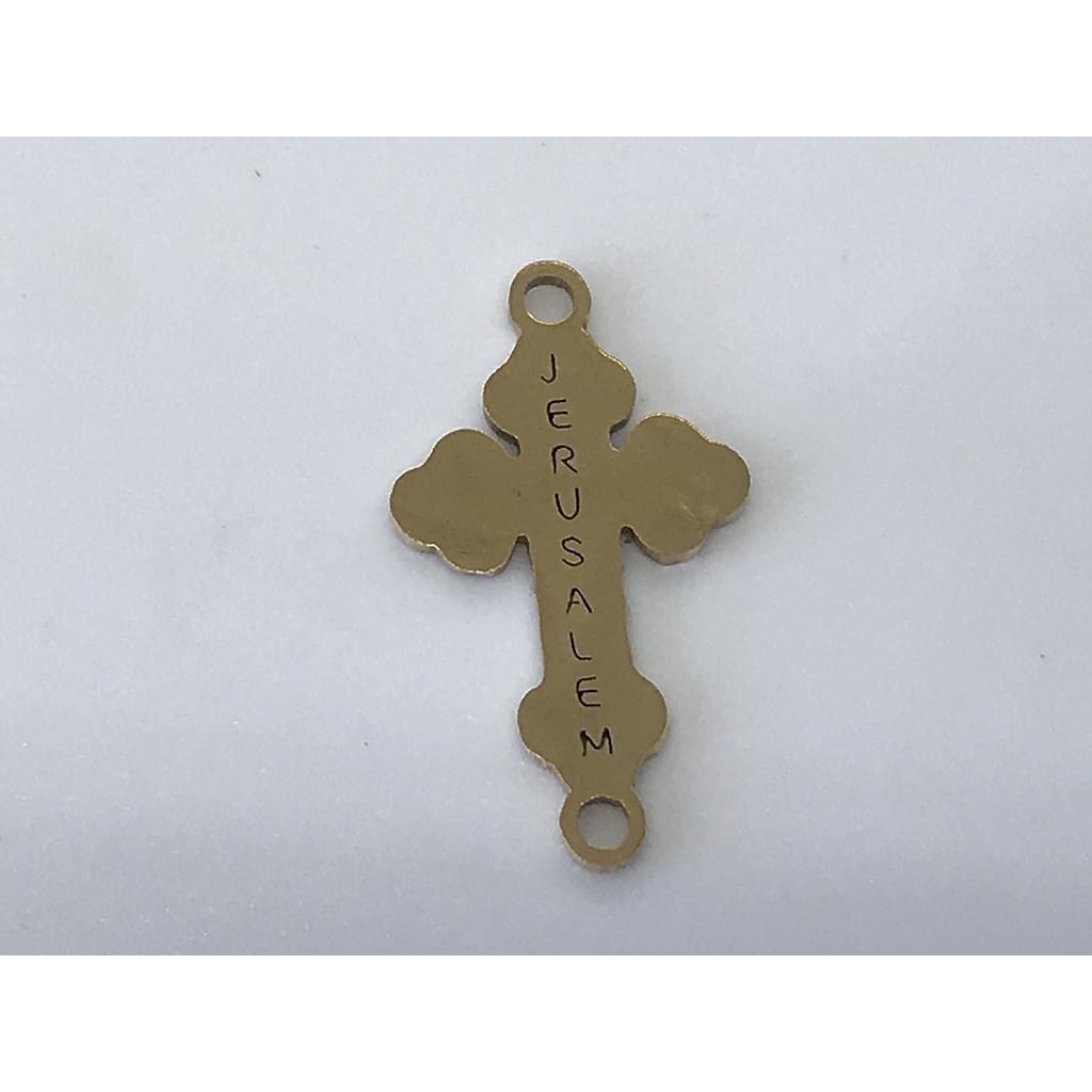 DIJE CRUZ JERUSALEM ACERO