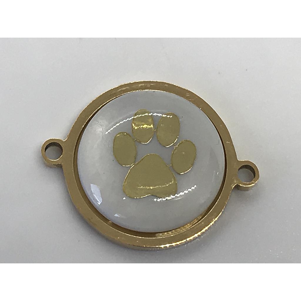 DIJE HUELLA CONCHA Y ACERO