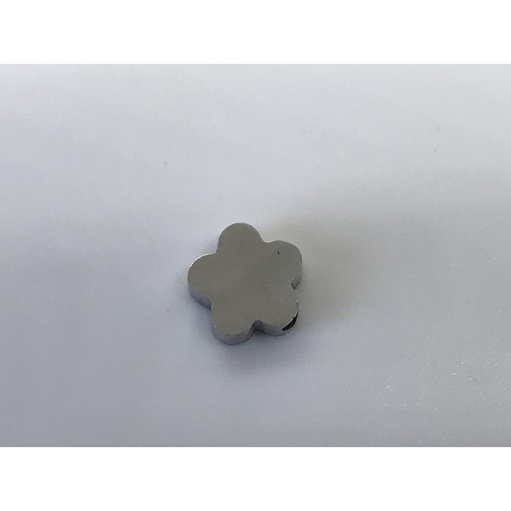 DIJE FLOR DE ACERO 8X7MM