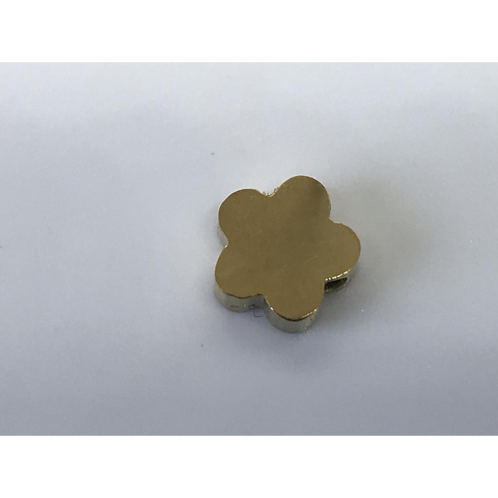 DIJE FLOR DE ACERO 8X7MM