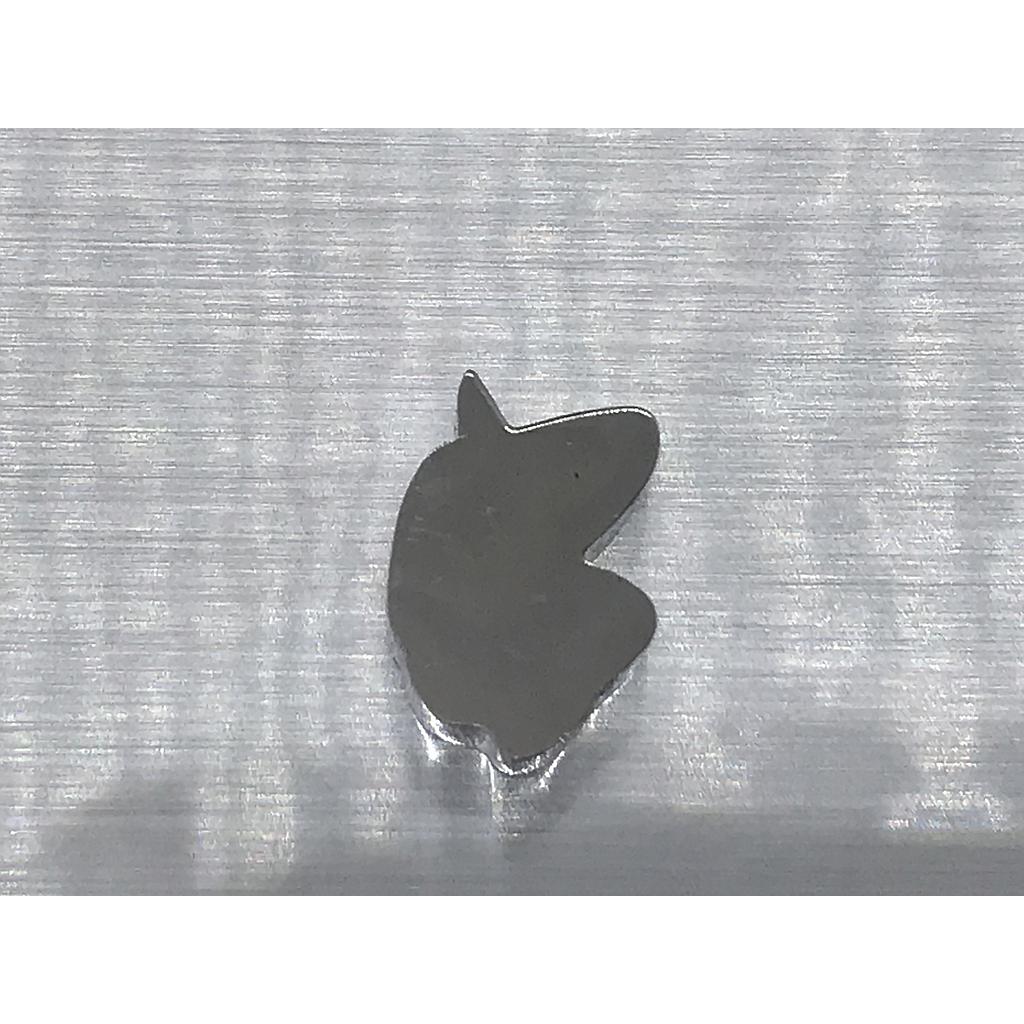 DIJE UNICORNIO DE ACERO