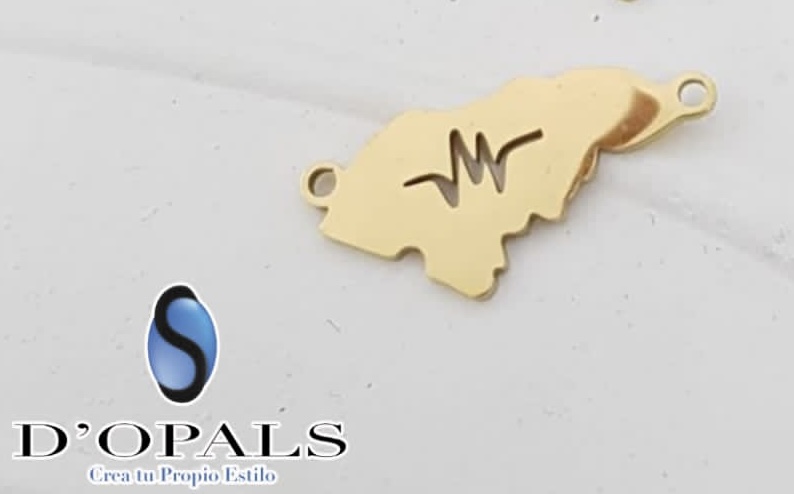 DIJE MAPA HONDURAS CARDIO DE ACERO