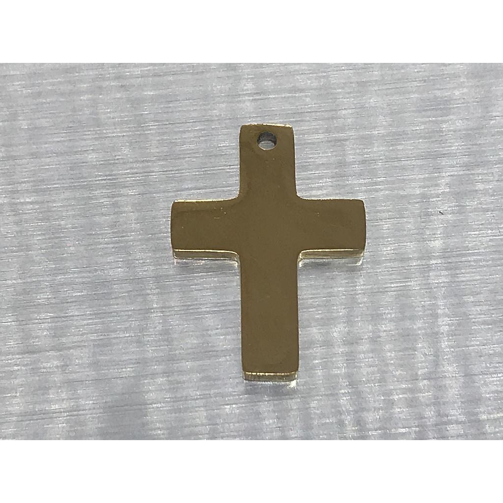 DIJE CRUZ DE ACERO