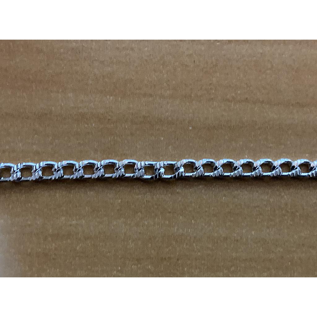 CADENA DE ALUMINIO PLATEADA