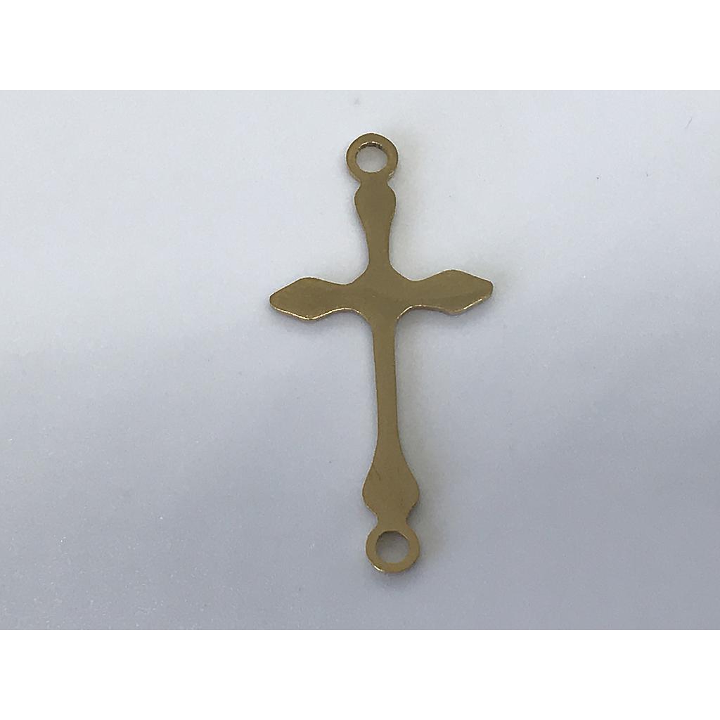 DIJE CRUZ ACERO 15X26MM