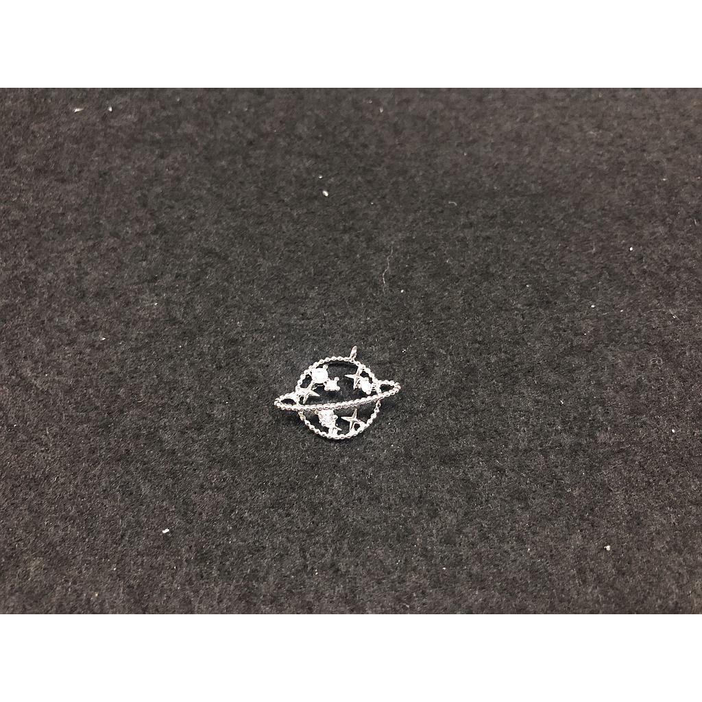 DIJE SATURNO ELECTROENCHAPADO