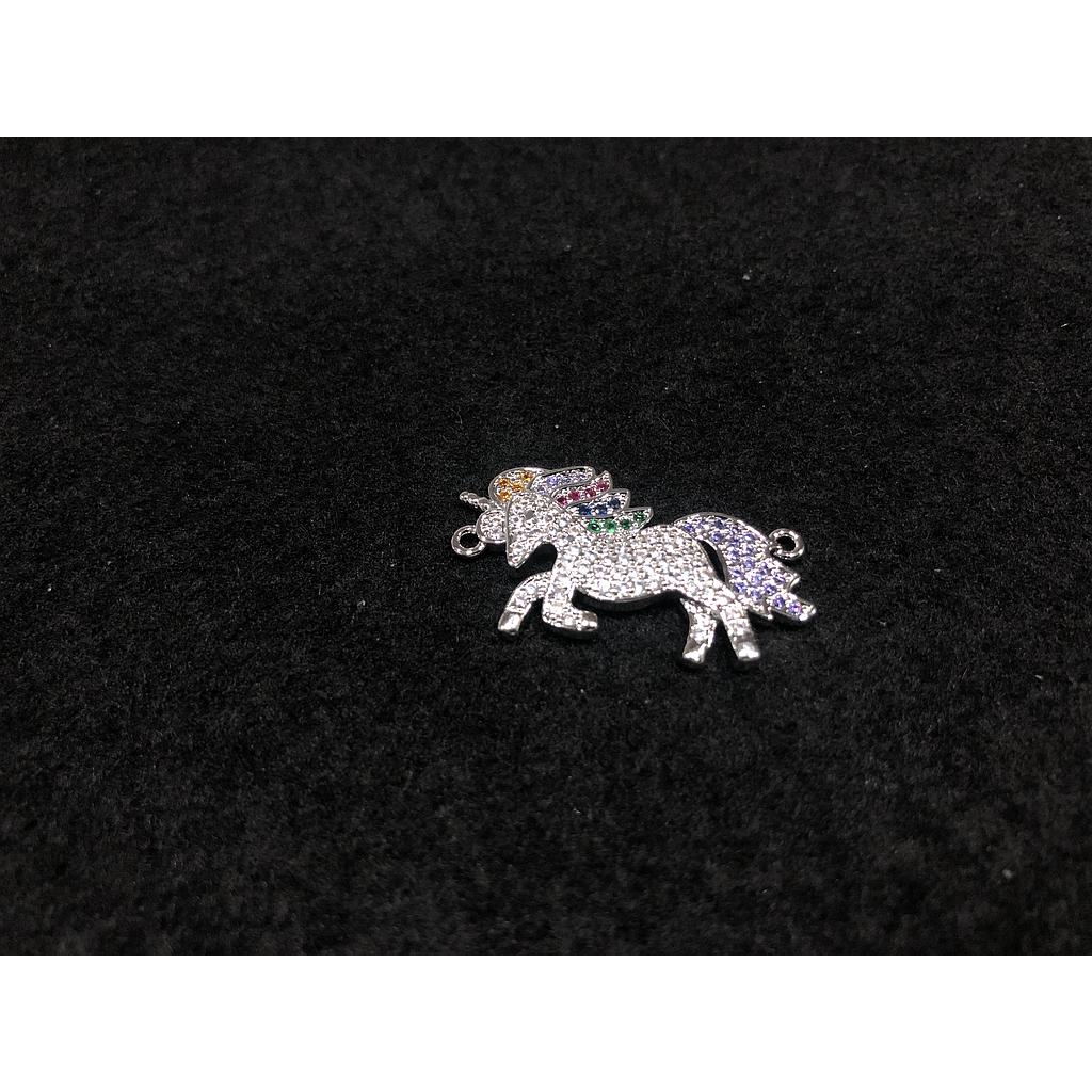 DIJE UNICORNIO MICROCIRCONIA
