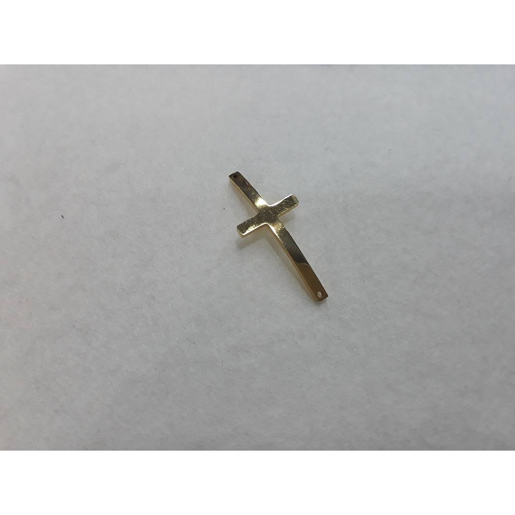 DIJE CRUZ DOS ARGOLLAS ACERO