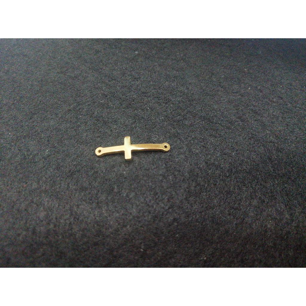 DIJE CRUZ ACERO 8X24MM