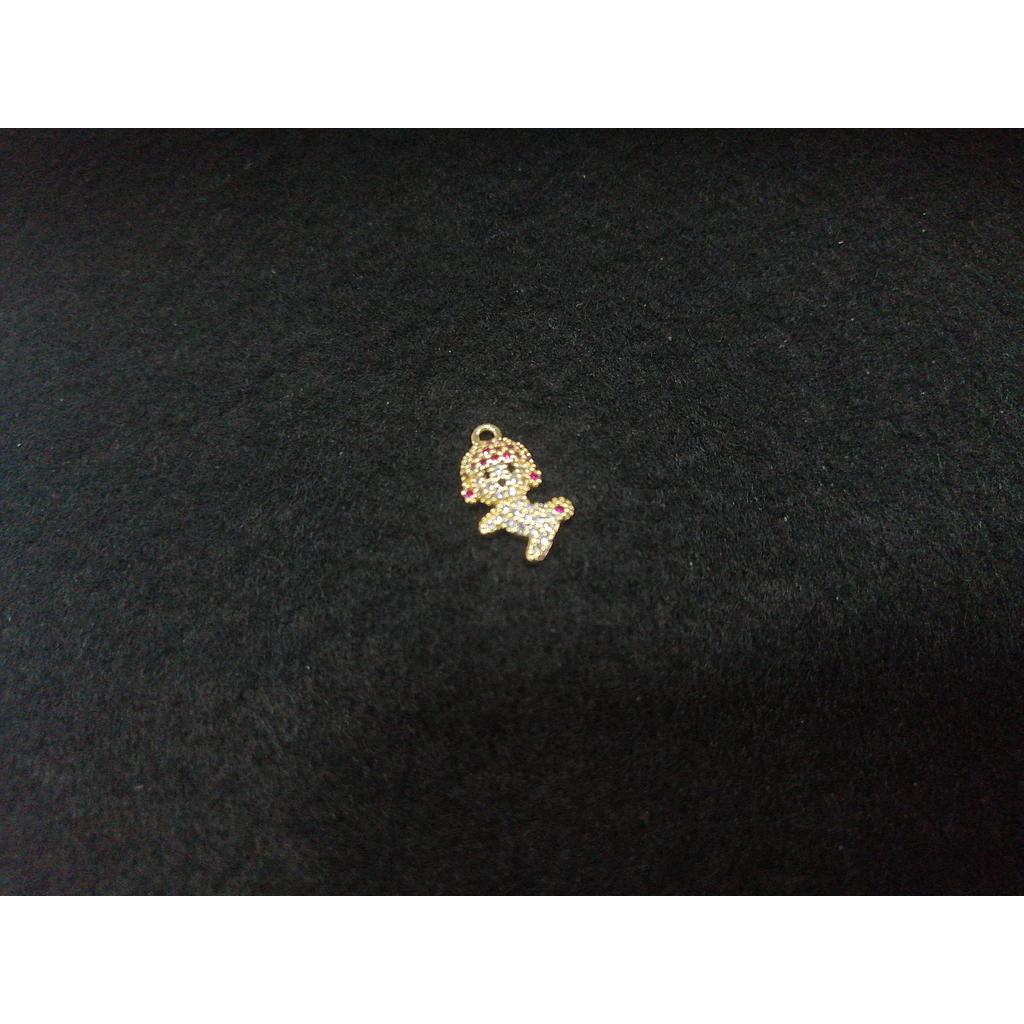 DIJE PERRITO ELECTROENCHAPADO