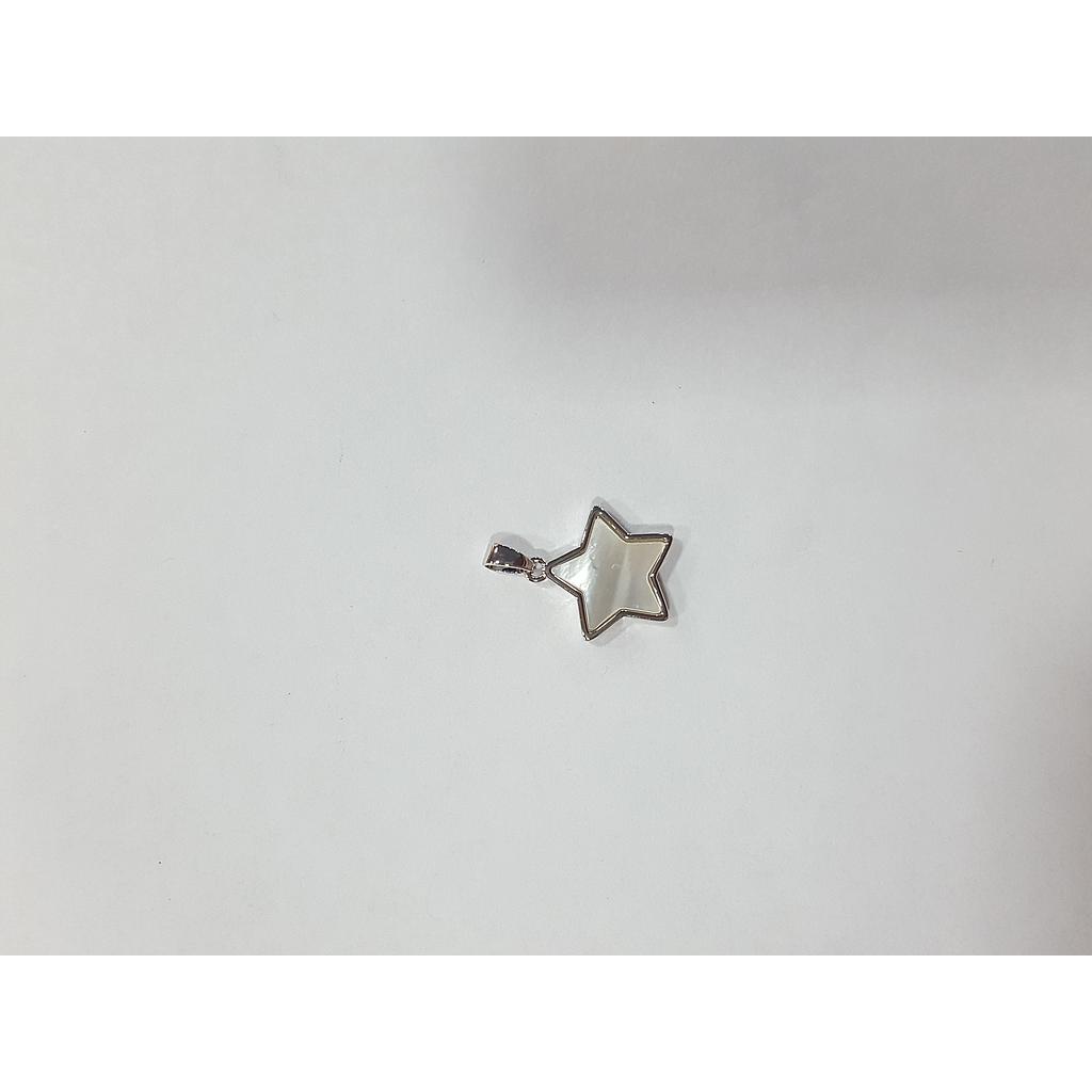 DIJE ESTRELLA ELECTRO CON CONCHA NACAR