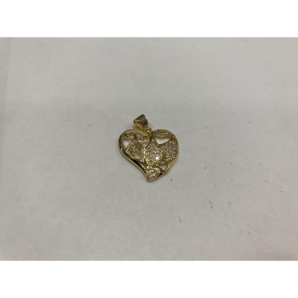 DIJE CORAZON MICROCIRCONIA