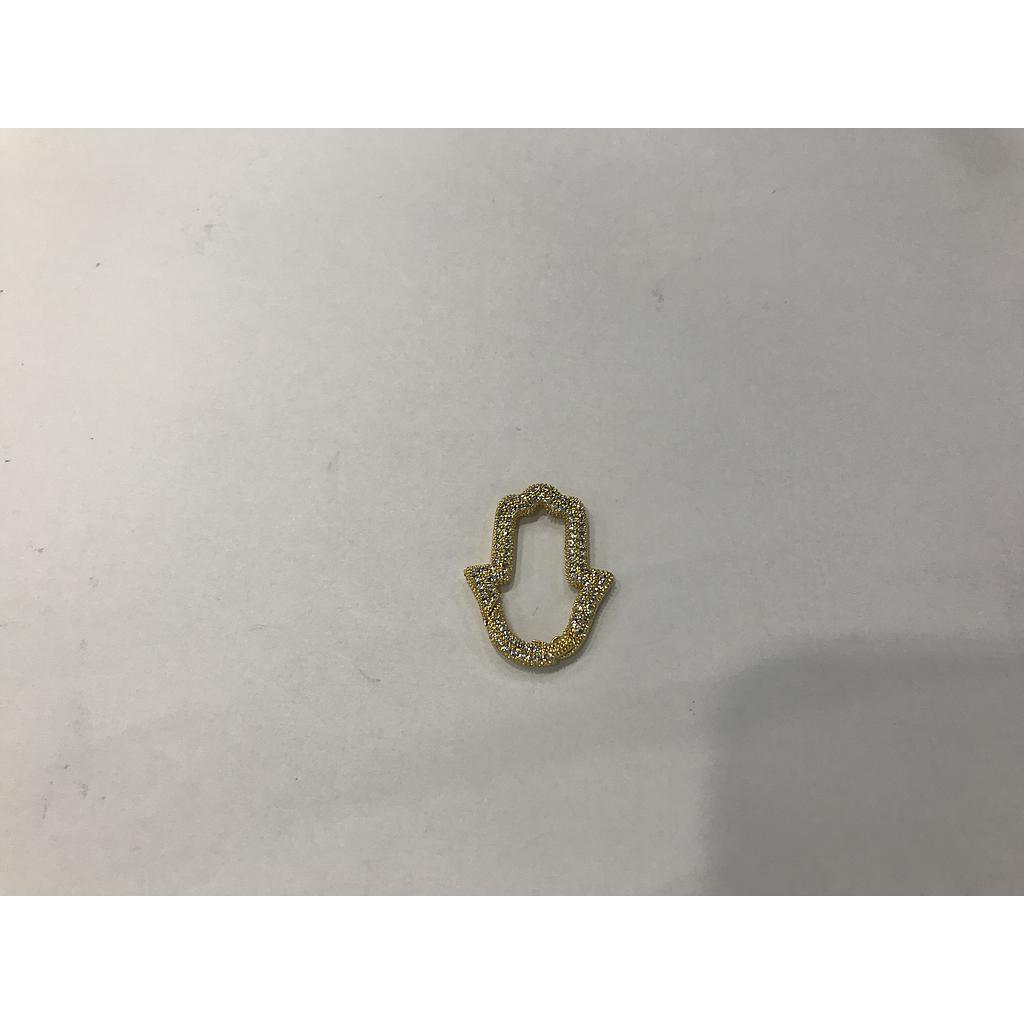 BROCHE MANO HAMSA MICROCIRCONIA