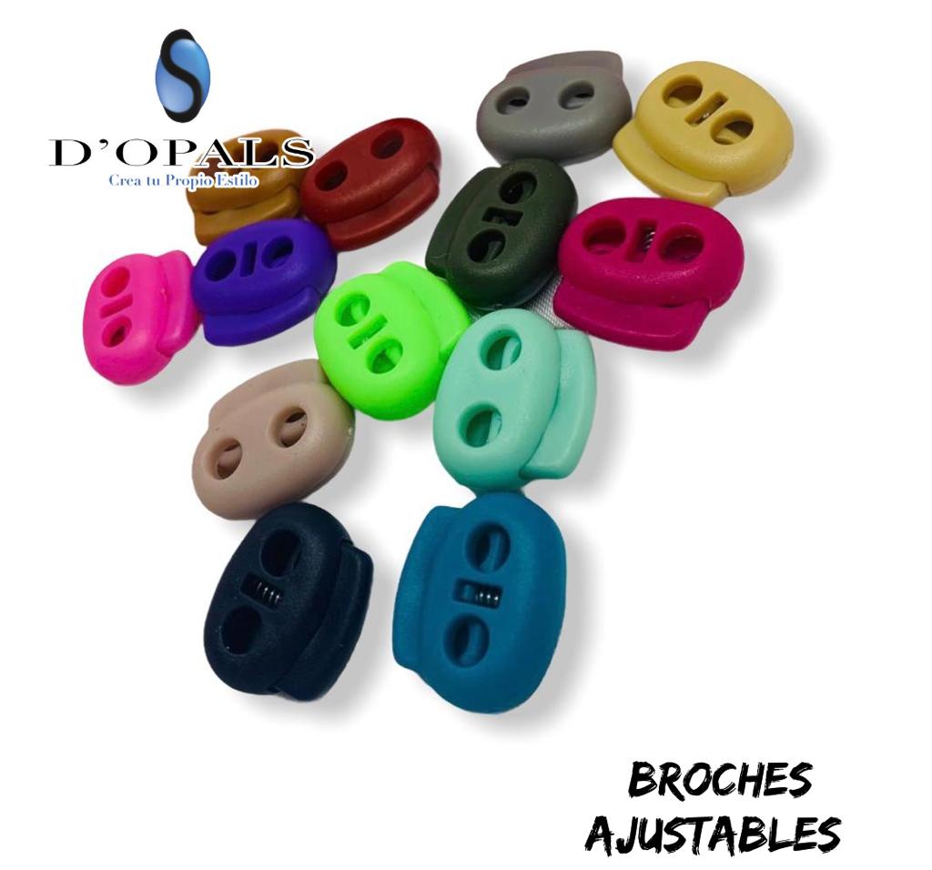 BROCHE ACRILICO AJUSTABLE